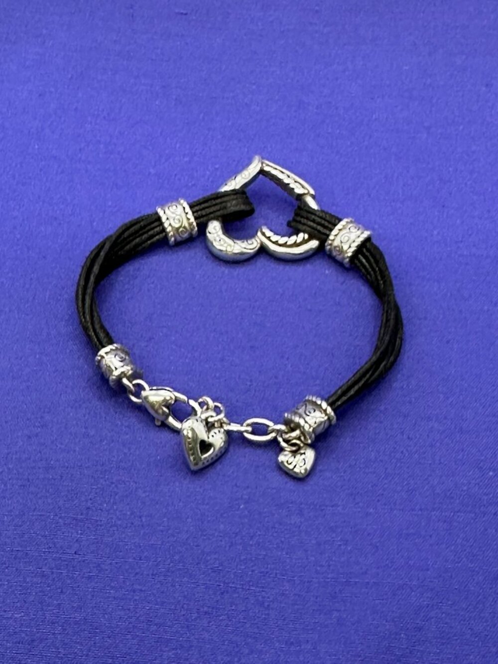 Brighton Silver Plated Heritage Heart Bracelet - Picture 5 of 13
